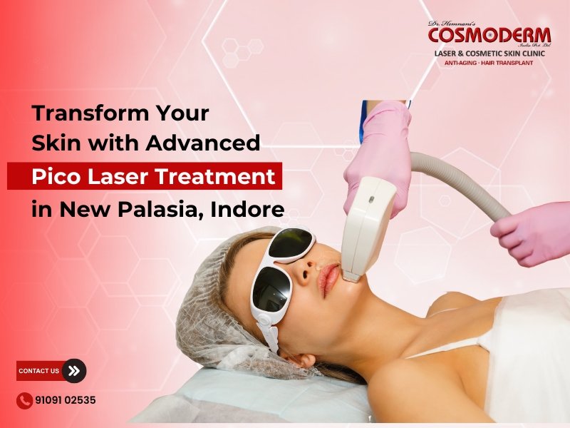 Transform your skin with advanced Pico Laser Treatment in New Palasia, Indore by Dr. Sonal Hemnani at Cosmoderm Skin & Laser Clinic. Reduce pigmentation, acne scars, and dullness for a naturally radiant glow.