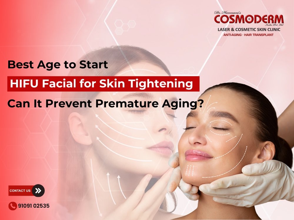 Non-surgical HIFU facial treatment for firm and youthful skin in Indore