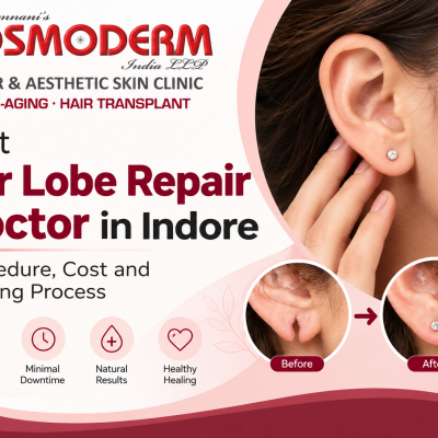 Best Ear Lobe Repair Doctor in Indore – Procedure, Cost and Healing Process