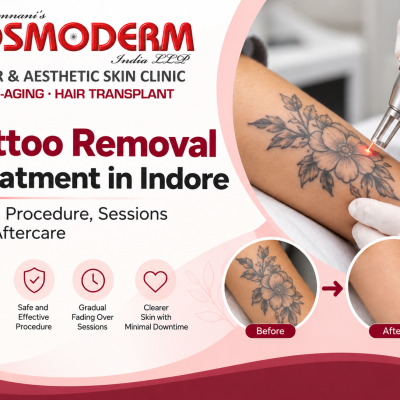 Tattoo Removal Treatment in Indore with Laser Procedure, Sessions and Aftercare